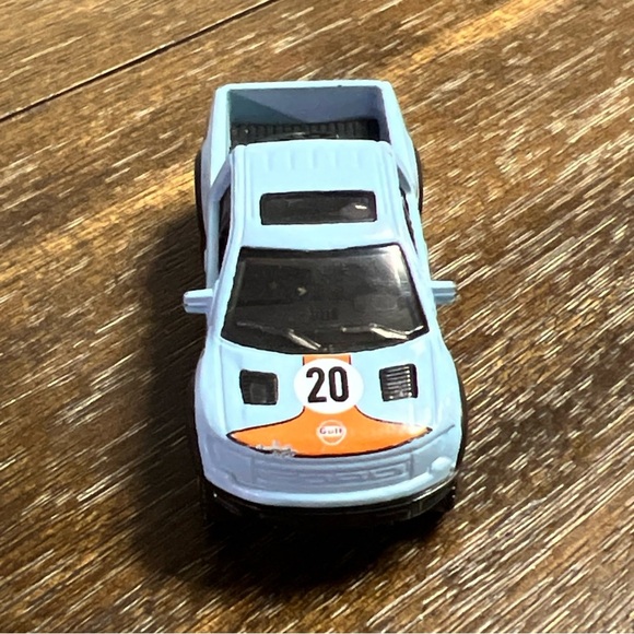 2009 Matchbox Ford F-150 SVT Raptor #20 Blue Die-cast Toy Pickup Truck 1:64 - Picture 4 of 9